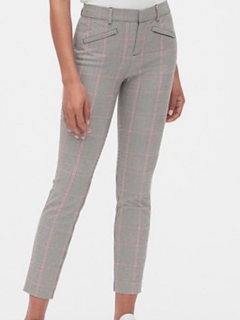 Gap Signature Skinny Ankle dress pants in plaid Size 6 Preppy Collegiate Office